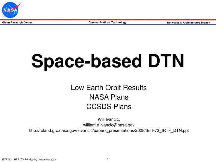 space based dtn