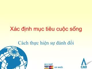 x c nh m c ti u cu c s ng