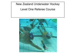 New Zealand Underwater Hockey Level One Referee Course