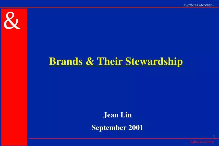 brands their stewardship
