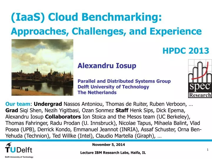 iaas cloud benchmarking approaches challenges and experience