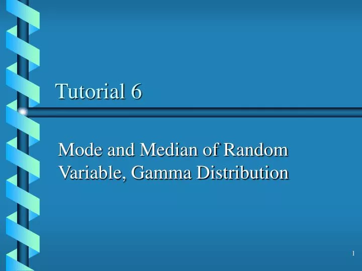 tutorial 6