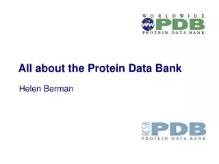 All about the Protein Data Bank
