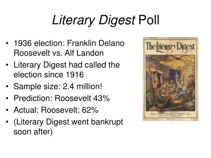 literary digest poll
