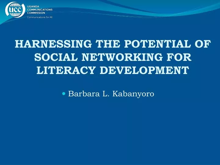 harnessing the potential of social networking for literacy development