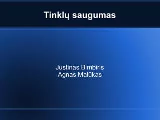 justinas bimbiris agnas mal kas