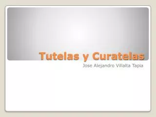 tutelas y curatelas