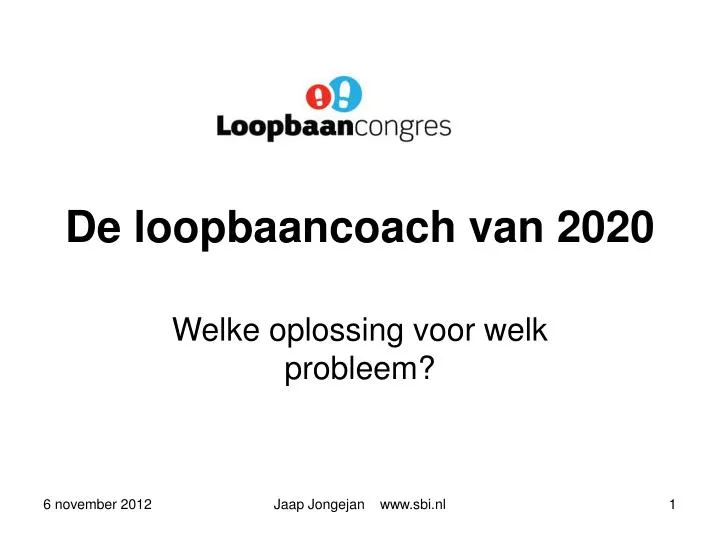 de loopbaancoach van 2020