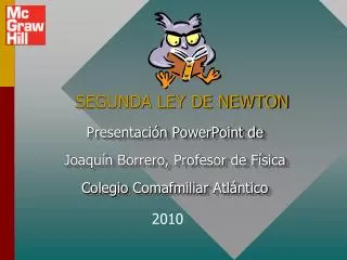 segunda ley de newton