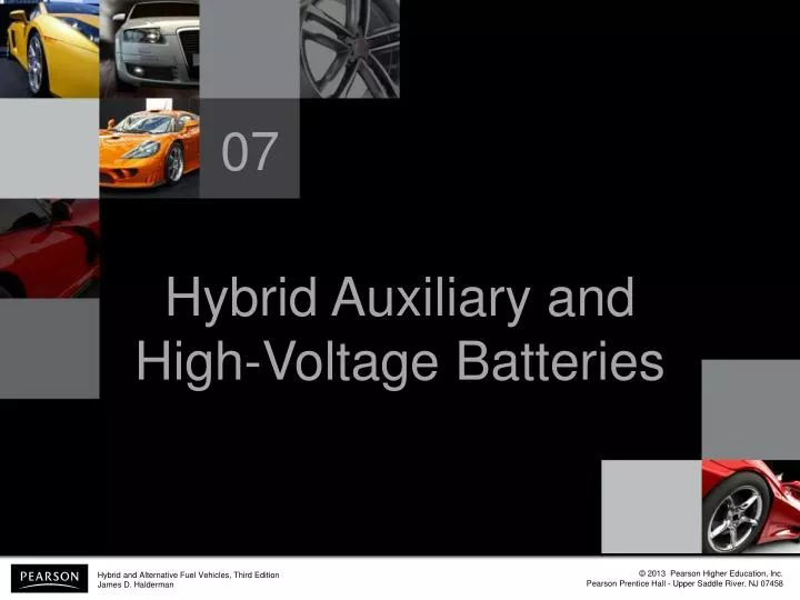 hybrid auxiliary and high voltage batteries