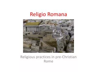 Religio Romana