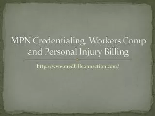 MPN Credentialing