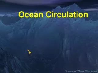 Ocean Circulation