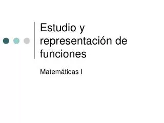 estudio y representaci n de funciones