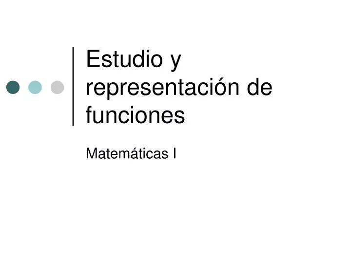 estudio y representaci n de funciones