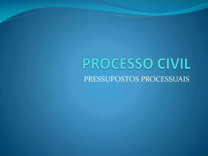 processo civil