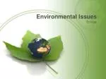 Environmental Issues - slide 1