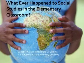 What Ever Happened to Social Studies in the Elementary Classroom?