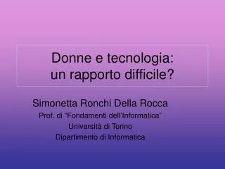 donne e tecnologia un rapporto difficile
