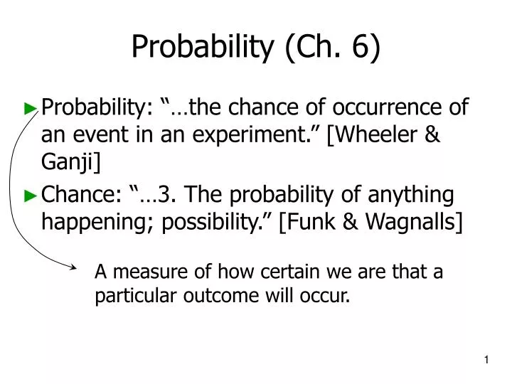 probability ch 6