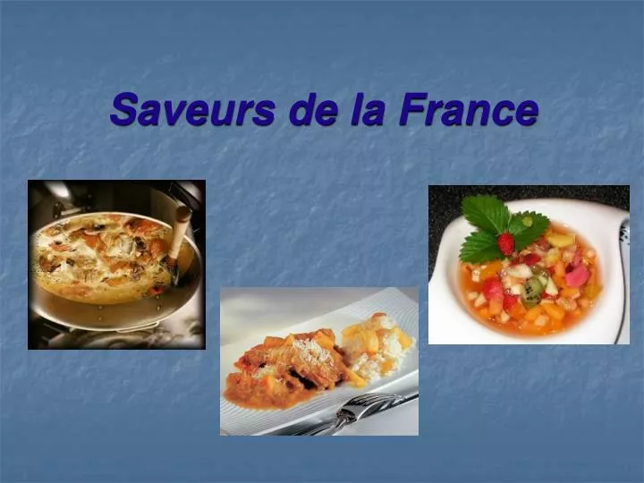 saveurs de la france