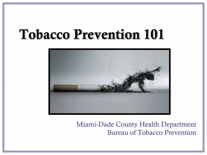 tobacco prevention 101