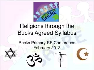 Religions through the Bucks Agreed Syllabus