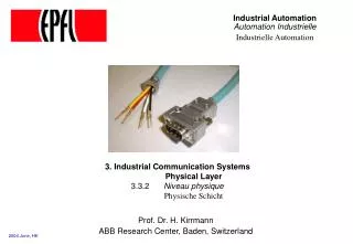 Industrial Automation Automation Industrielle Industrielle Automation