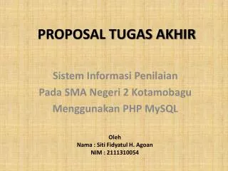 proposal tugas akhir
