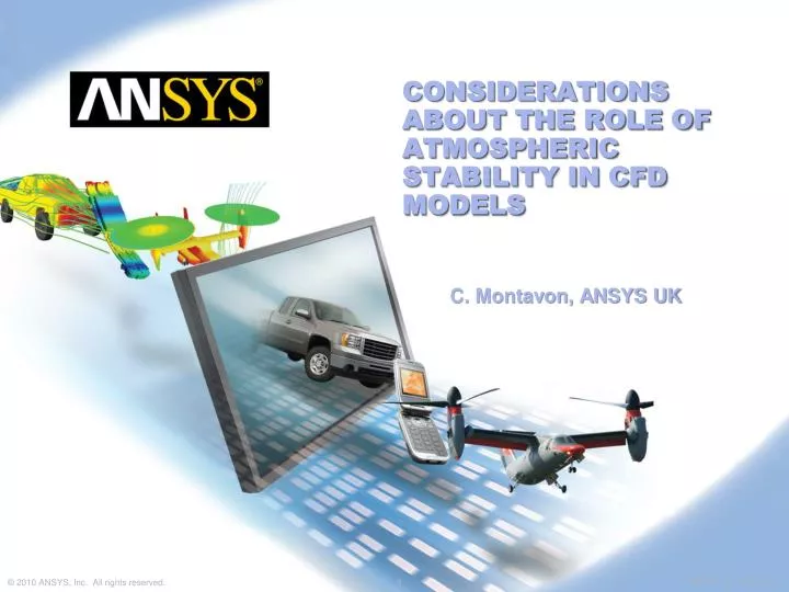 considerations about the role of atmospheric stability in cfd models