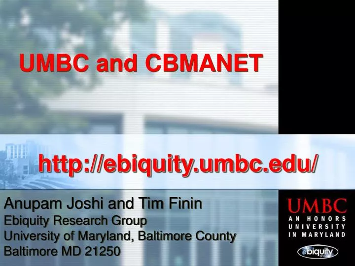 http ebiquity umbc edu