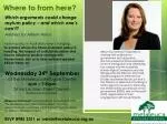 Exploring the Future of Asylum Policy in Australia: A Talk by Allison Henry - slide 1