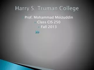 Harry S. Truman College