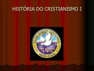 hist ria do cristianismo i
