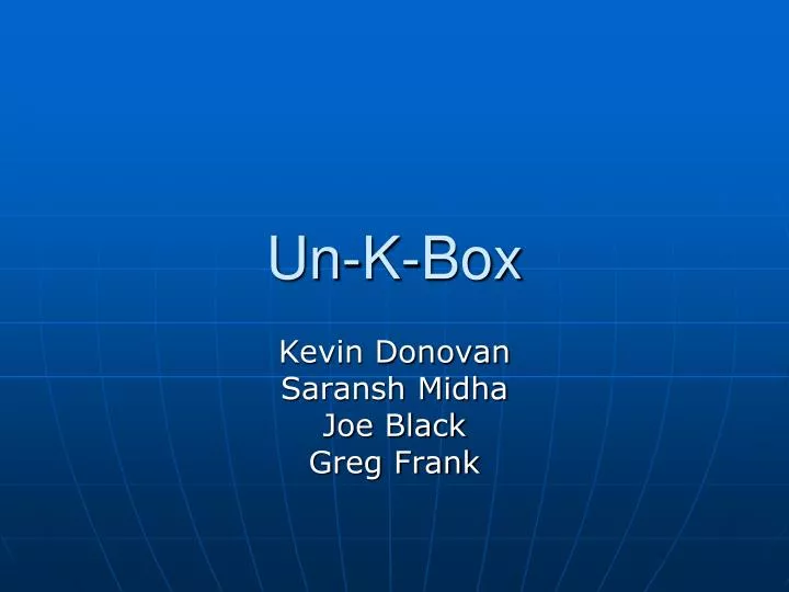 un k box