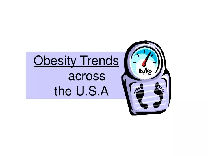 obesity trends across the u s a