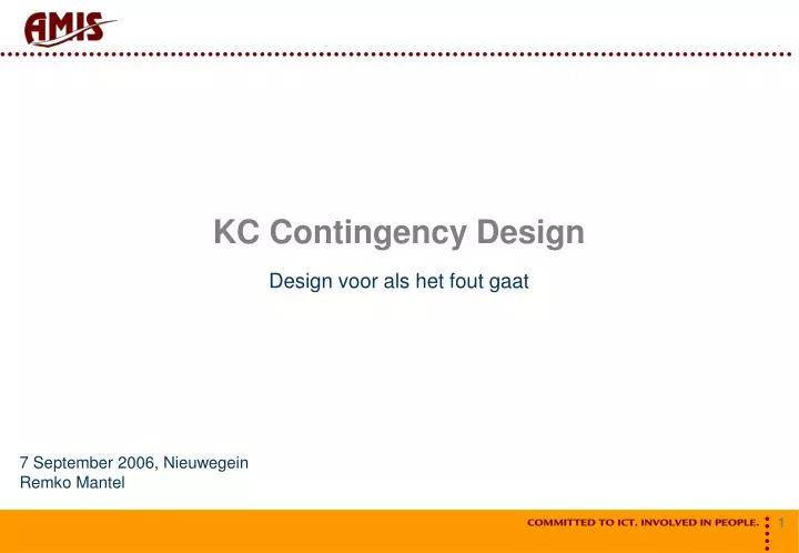 kc contingency design