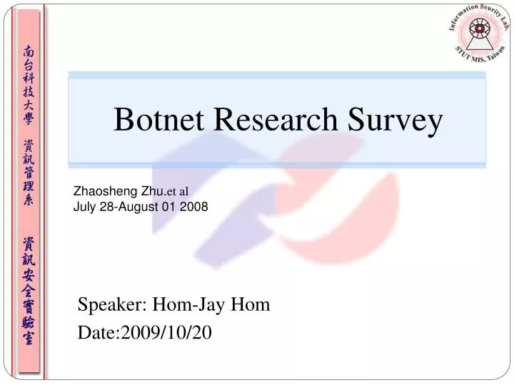botnet research survey