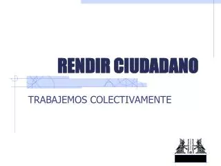 rendir ciudadano