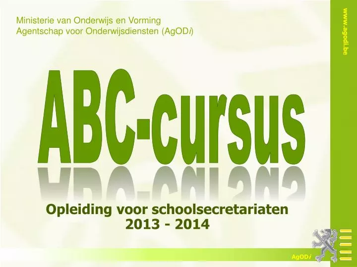 opleiding voor schoolsecretariaten 2013 2014