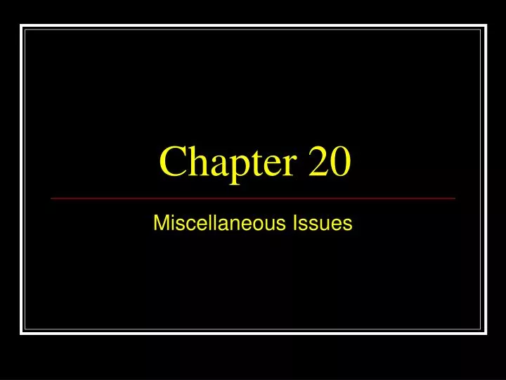 chapter 20