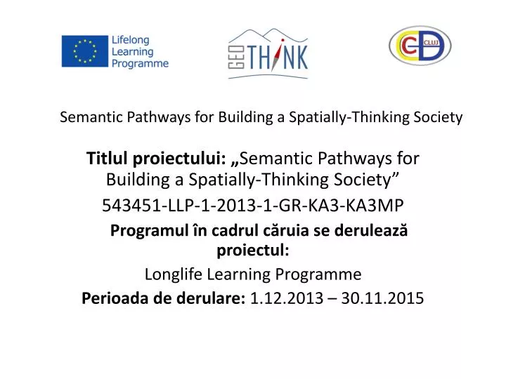 semantic pathways for building a spatially thinking society