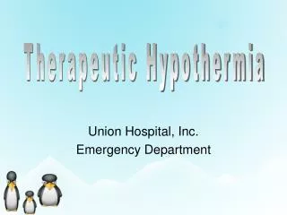 Union Hospital, Inc. Emergency Department