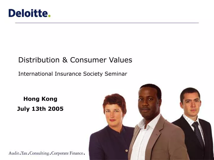 distribution consumer values international insurance society seminar