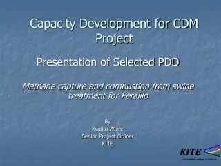 Capacity Development for CDM Project
