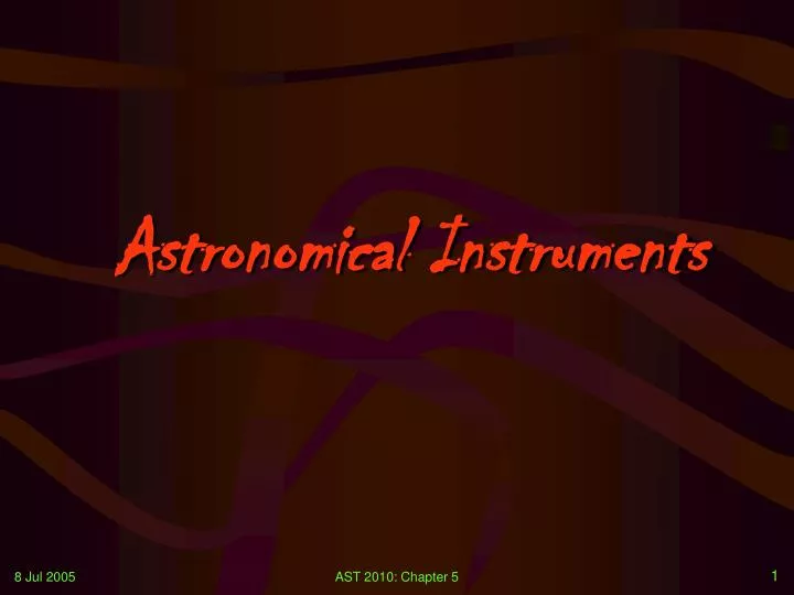 astronomical instruments
