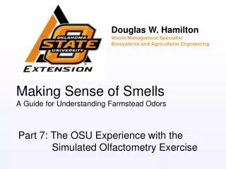 Making Sense of Smells A Guide for Understanding Farmstead Odors