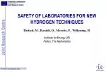 Safety Assessment of Laboratories for Hydrogen Techniques: Simulation and Analysis - slide 1