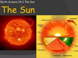 Earth Science 24.3 The Sun