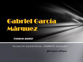 gabriel garc a m rquez